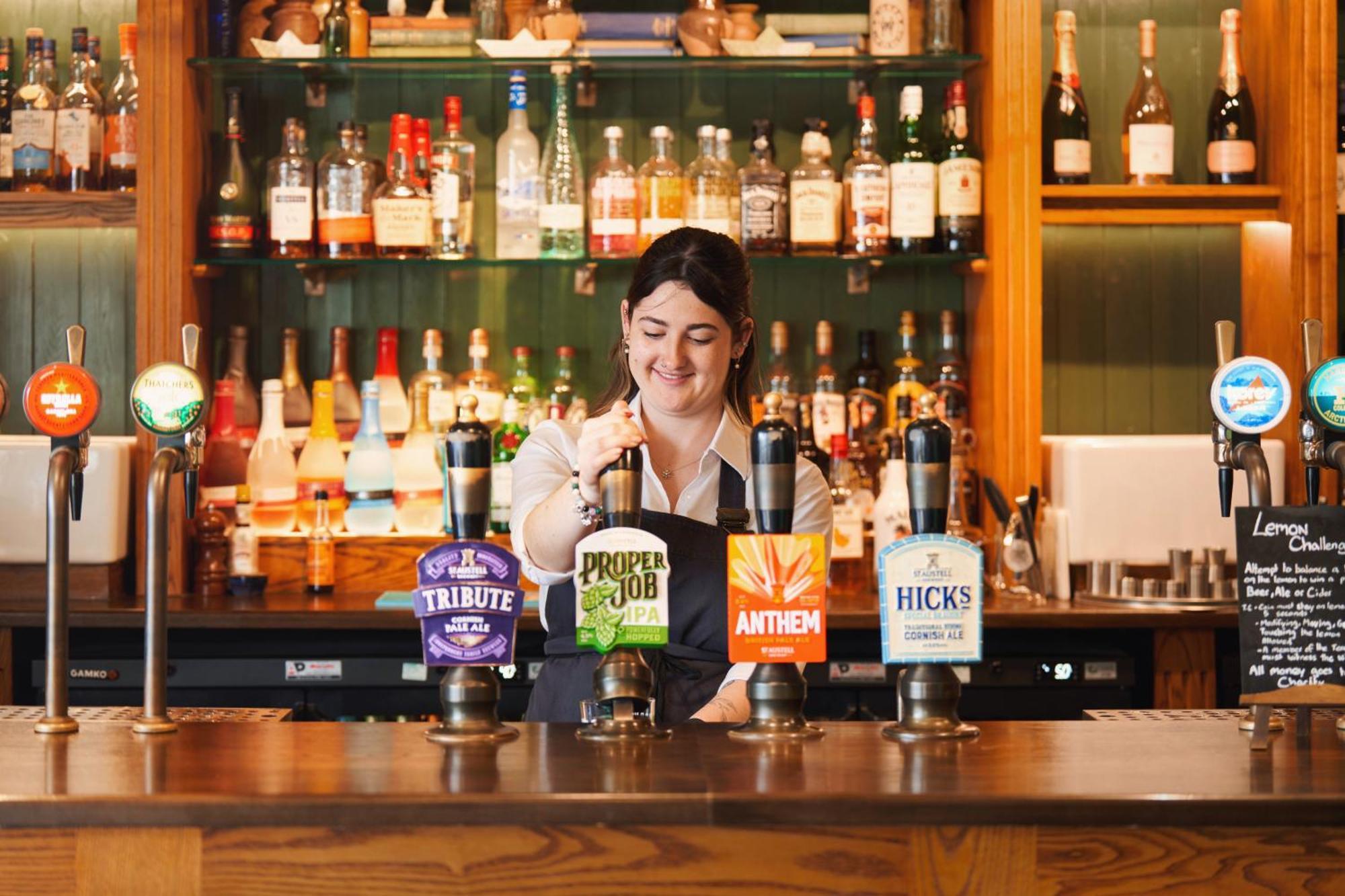 The Rising Sun Hotel Saint Mawes Bagian luar foto